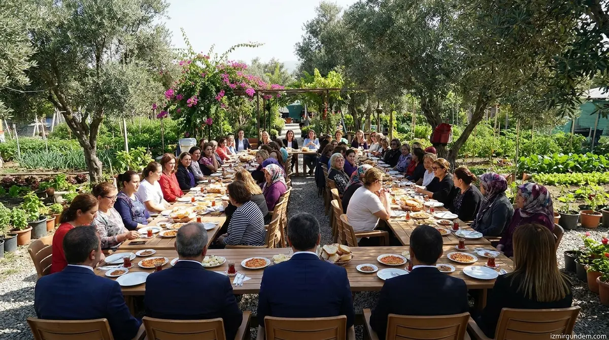 Bornova'da Kadınların Menemen Sofrası Altındağ'da Kuruldu