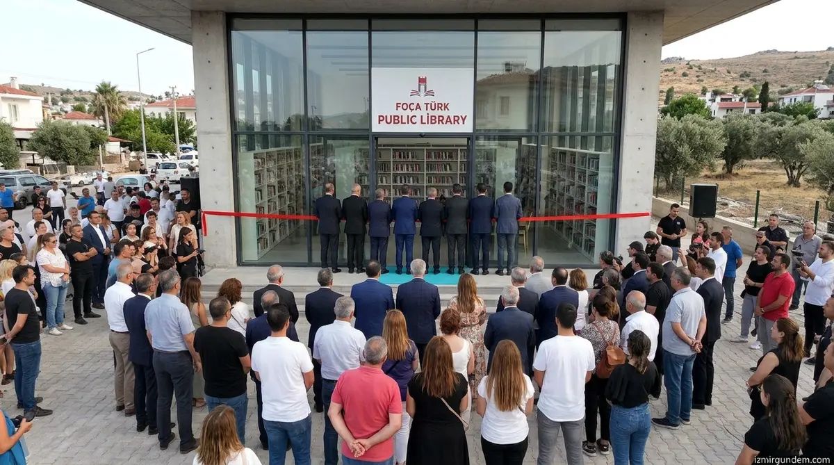Foça Edebiyatla Buluştu: Hüseyin Yurttaş Kitaplığı...