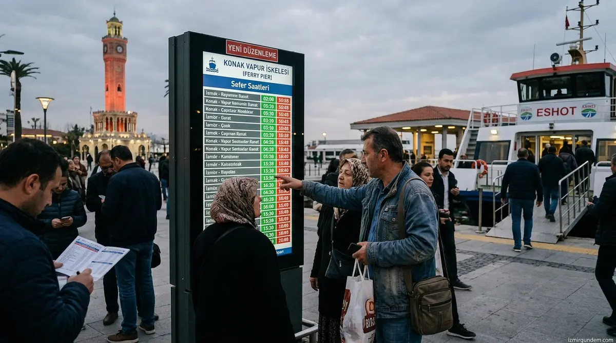 İzmir'de Toplu Ulaşım Seferlerine Yeni Düzenleme