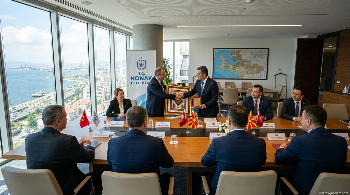 Konak'ta Balkan Rüzgarı: Kuzey Makedonya'nın 35. Yılı Kutlandı
