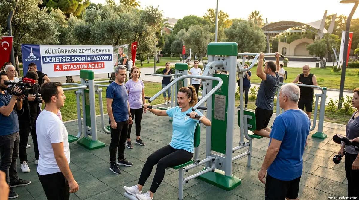 Kültürpark Zeytin Sahne'de Ücretsiz Spor Dönemi: 4. İstasyon Açıldı