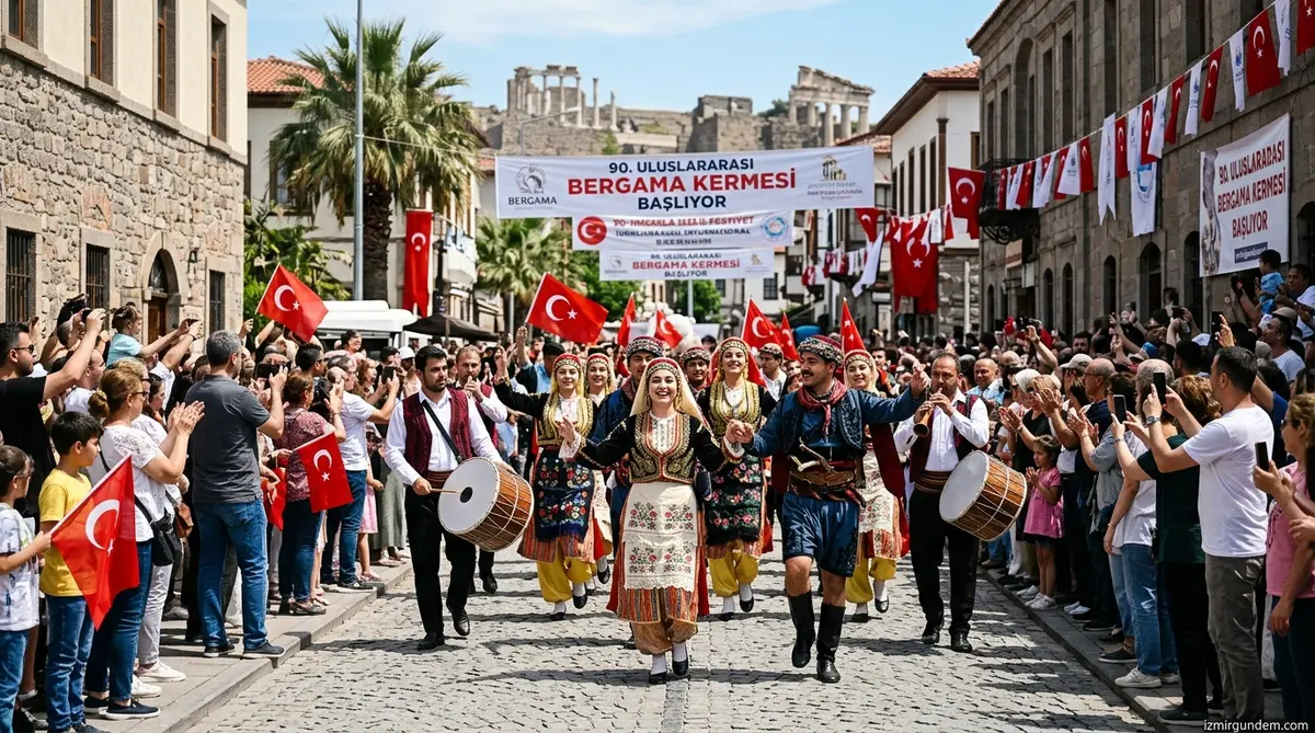 90. Uluslararası Bergama Kermesi Coşkusu Başlıyor