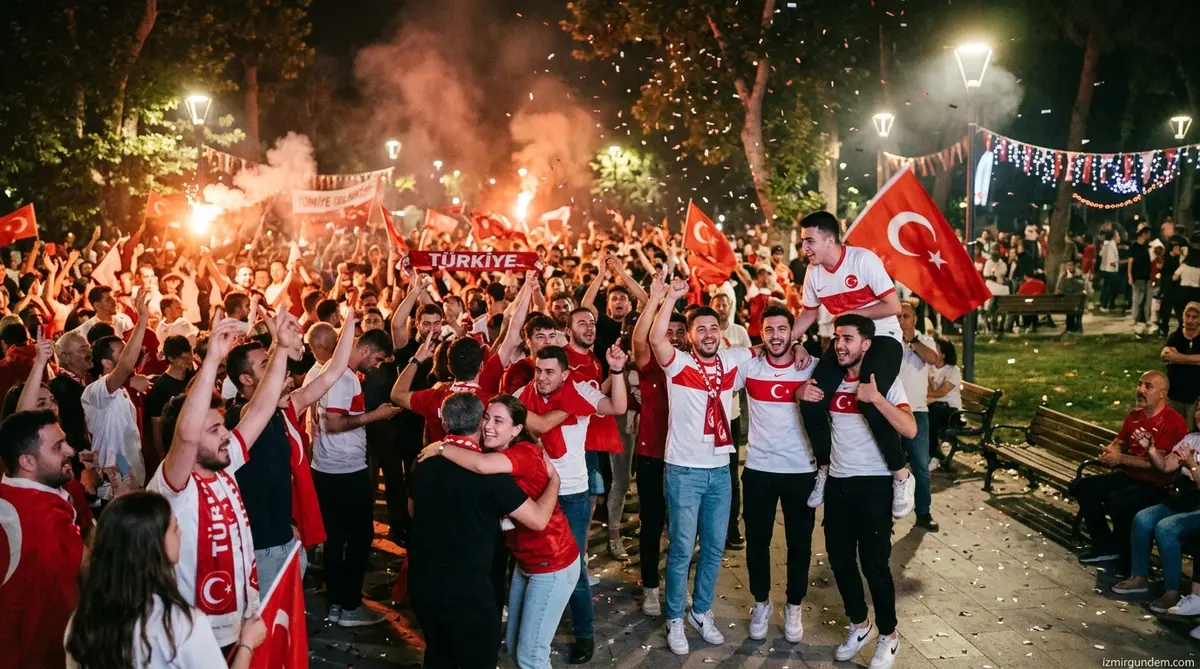 A Millilerin Zaferi Buca Hasanağa Bahçesi’ni Karnaval Yerine Çevirdi