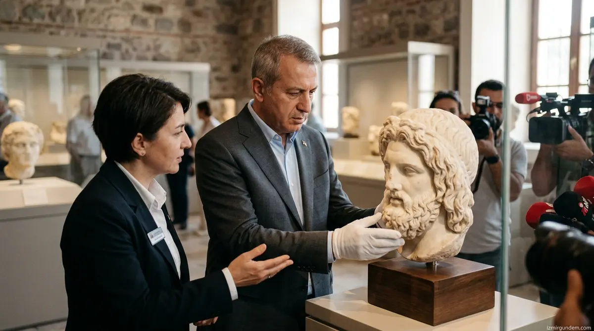 ABD'den İzmir'e Tarihi Dönüş: Smyrna Heykel Başı Arkeoloji Müzesi'nde