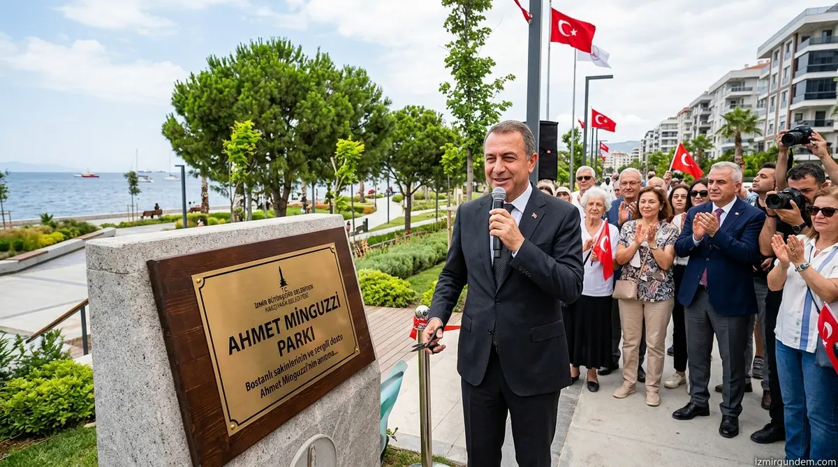 Ahmet Minguzzi’nin Adı Bostanlı’da Yaşayacak: Başkan...