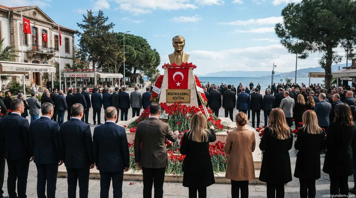 Ahmet Taner Kışlalı Güzelbahçe'de Törenle Anıldı