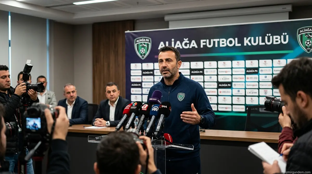 Aliağa FK'da Polat Çetin Gitti Çağdaş Çavuş Geldi