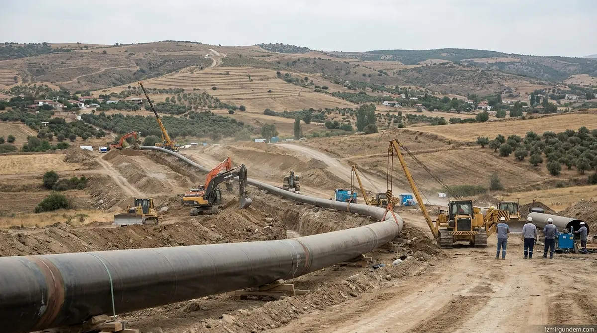 Aliağa-Üçpınar Doğal Gaz Hattı İçin Acele Kamulaştırma Kararı