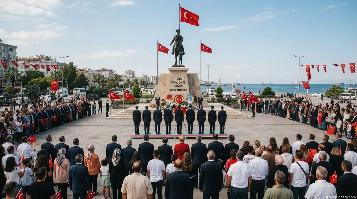 Aliağa'da 29 Ekim Cumhuriyet Bayramı Kutlamaları Başladı