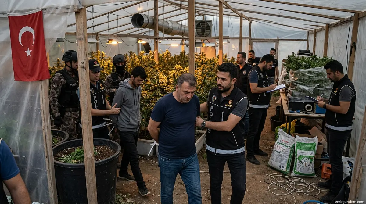 Aliağa'da Uyuşturucu Serasına Baskın 2 Tutuklama