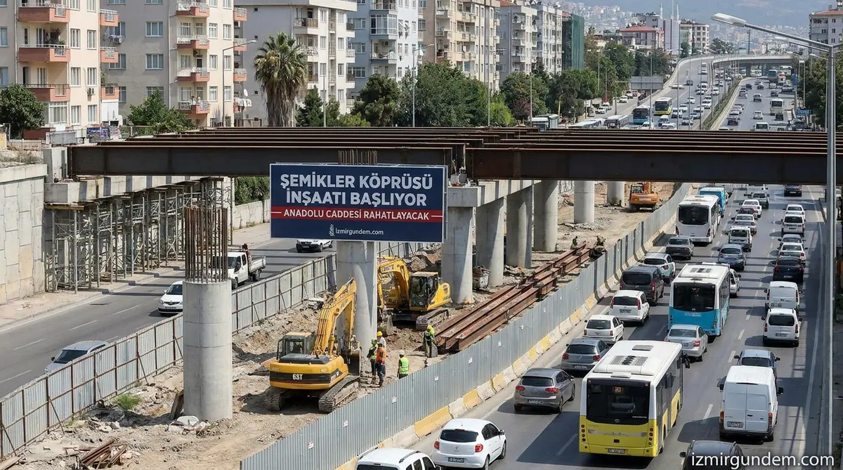 Anadolu Caddesi Trafiği Nefes Alacak: Şemikler Köprüsü Geliyor