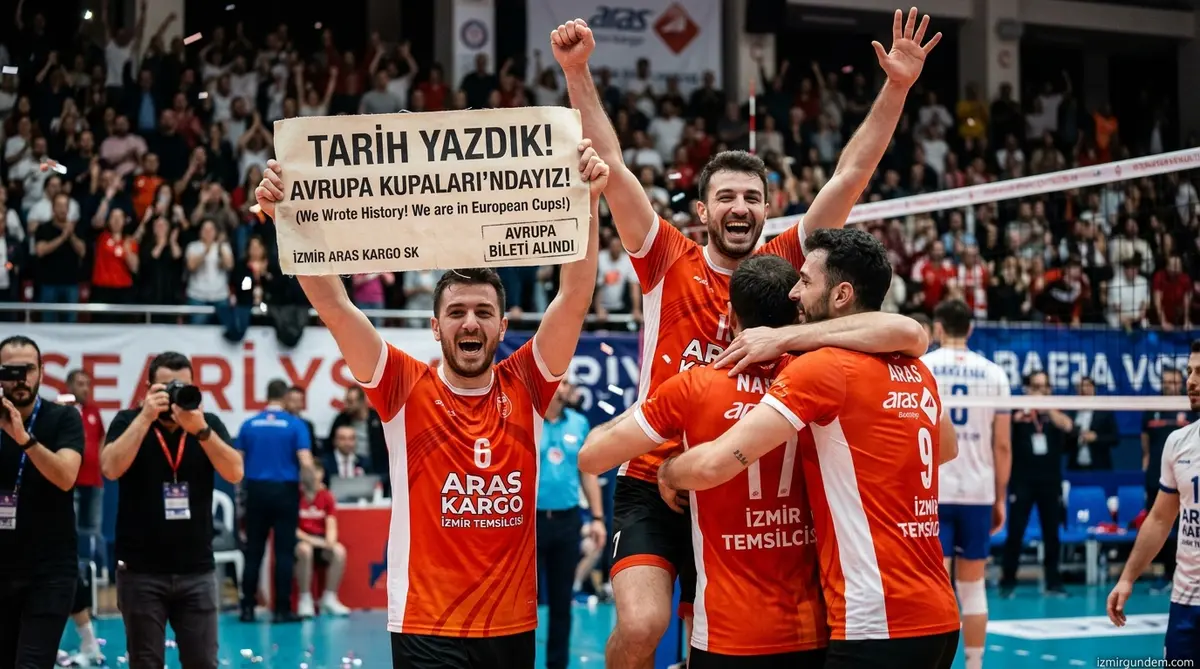 Aras Kargo Tarih Yazdı: İzmir Temsilcisi Avrupa Kupaları Bileti Aldı