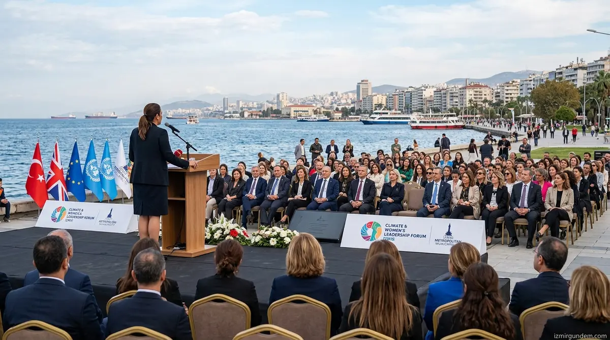 Asuman Şen Gaziantep Forumunda Menderes'i Temsil Etti