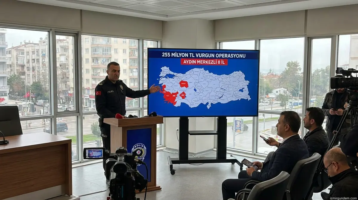 Aydın Merkezli 8 İlde MİT Yalanıyla 255 Milyonluk Vurgun