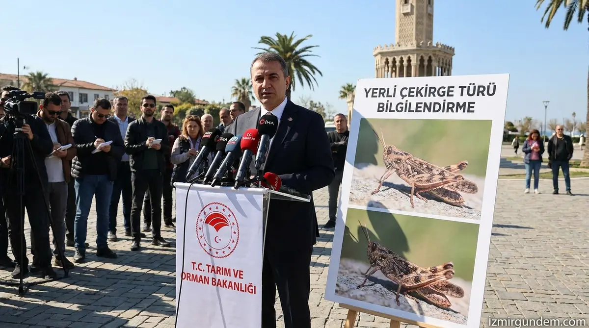 Bakanlıktan Çekirge Açıklaması: İstila Değil Yerli Tür
