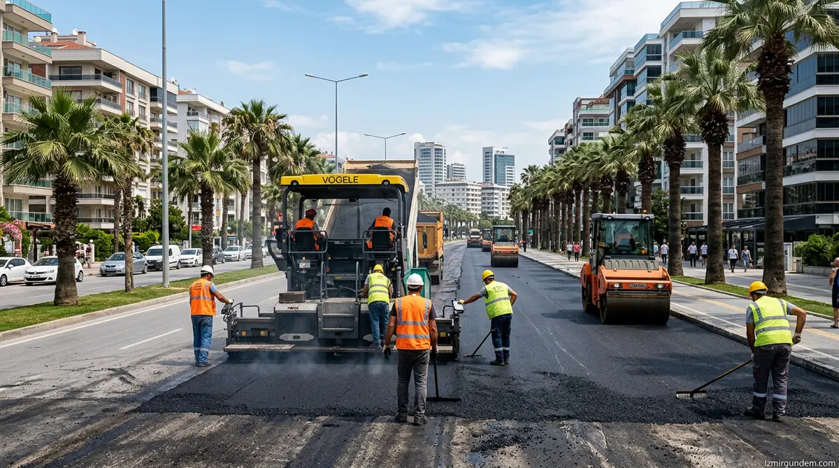 Balçova’da 3 Ana Cadde Yenilendi: İZBETON Mesaisini Tamamladı