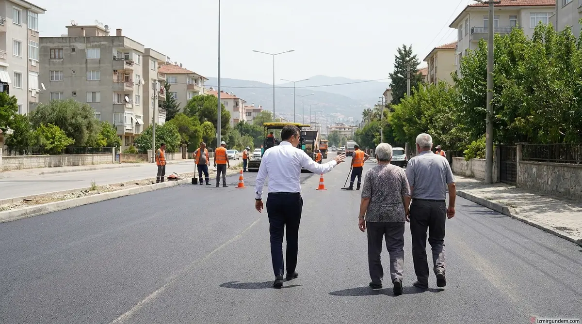 Balçova'da Sokaklar Yenileniyor: Başkan Yiğit'ten Hizmet Mesajı