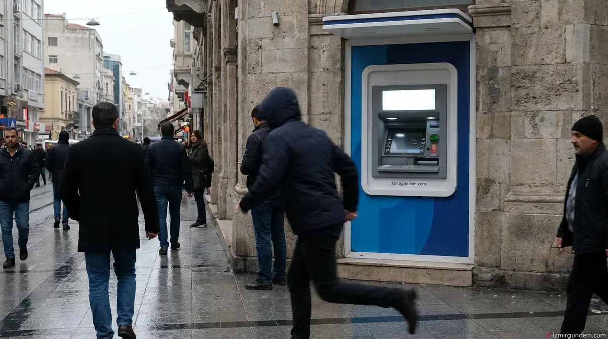 Basmane'de ATM'de Unutulan Parayı Alıp Kaçtı