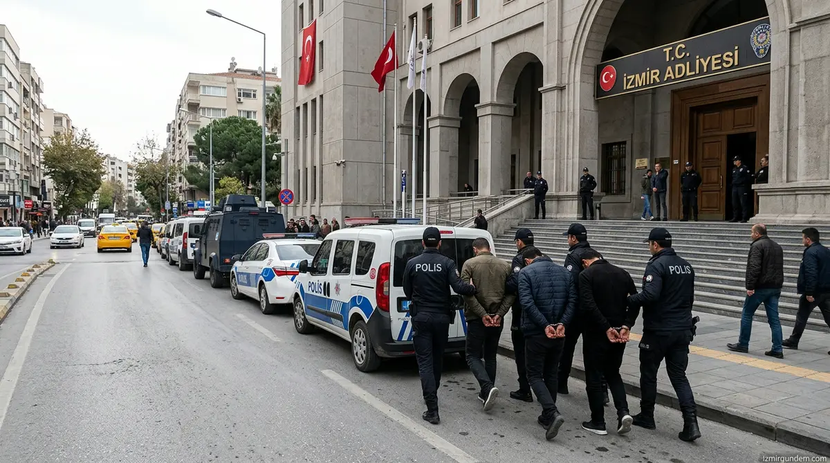 Bayraklı Belediyesi soruşturması: Serdar Sandal ve 42 kişi adliyede