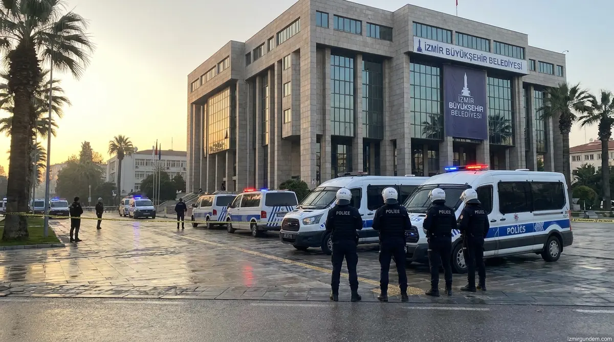 Bayraklı Belediyesi'ne yolsuzluk operasyonu: Serdar Sandal gözaltında