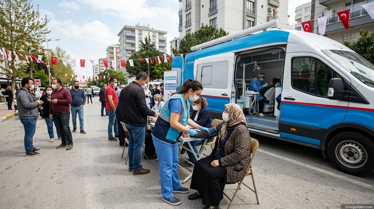 Bayraklı Sevgi Yolu'nda Sağlık Seferberliği: Ücretsiz Ölçüm ve Diş Tedavisi