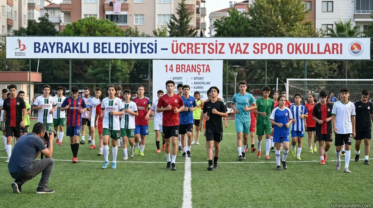 Bayraklı'da 14 Branşta Ücretsiz Yaz Sporu Başlıyor