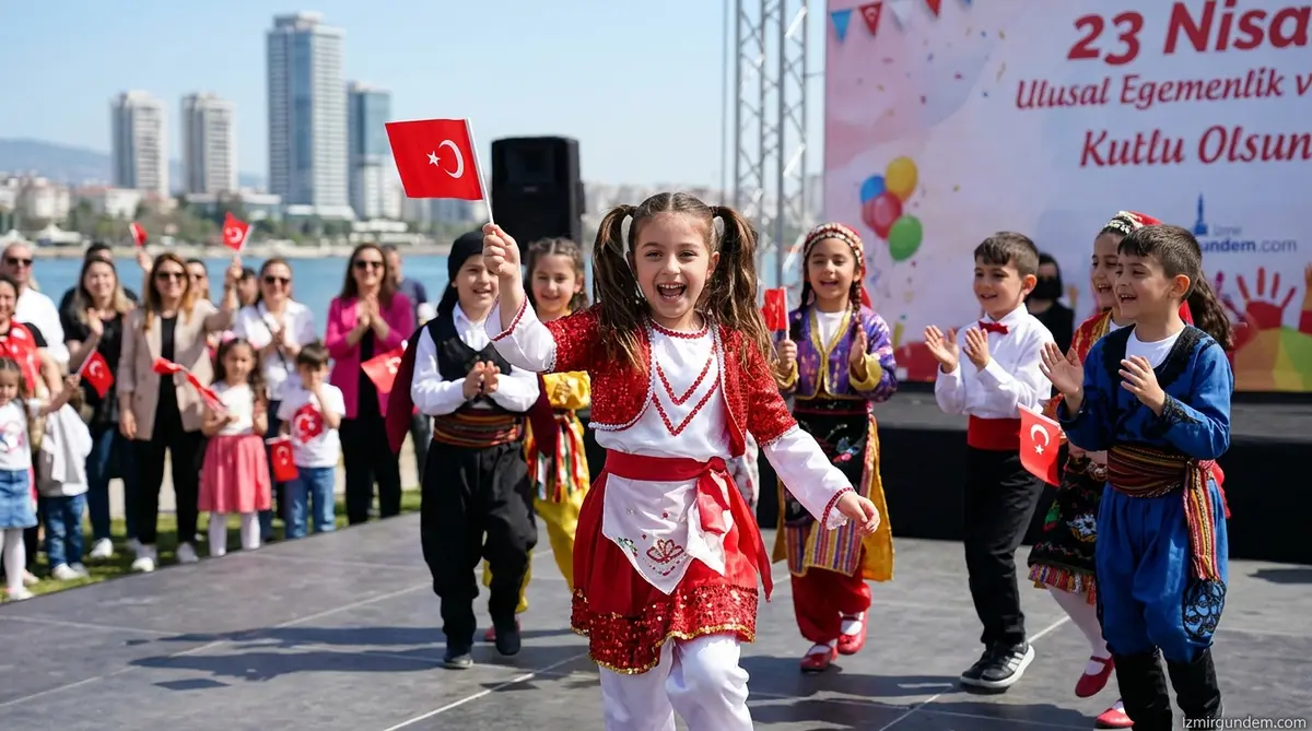 Bayraklı'da 23 Nisan Coşkusu Bir Haftaya Yayıldı: Çocuklar Eğlendi