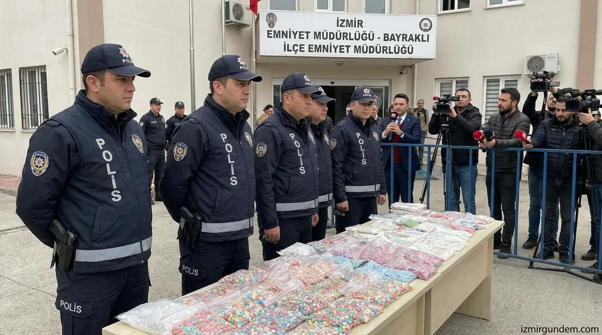 Bayraklı'da Dev Operasyon: 196 Bin Zehirli Hap Ele...