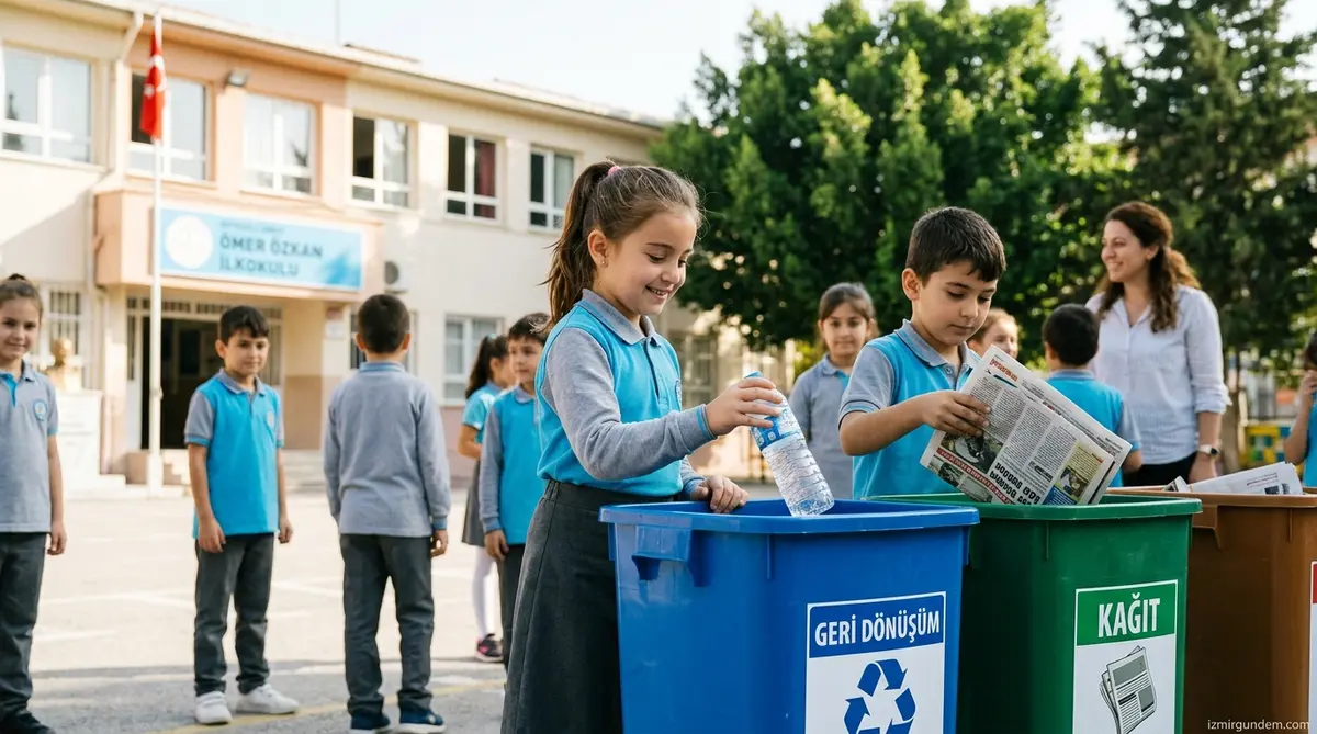 Bayraklı'da Gelecek Filizleniyor: Ömer Özkan İlkokulu'nda Sıfır Atık...