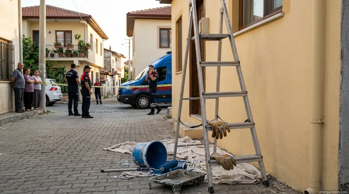 Bayındır'da Boya Yapan Yaşlı Adamın Acı Ölümü