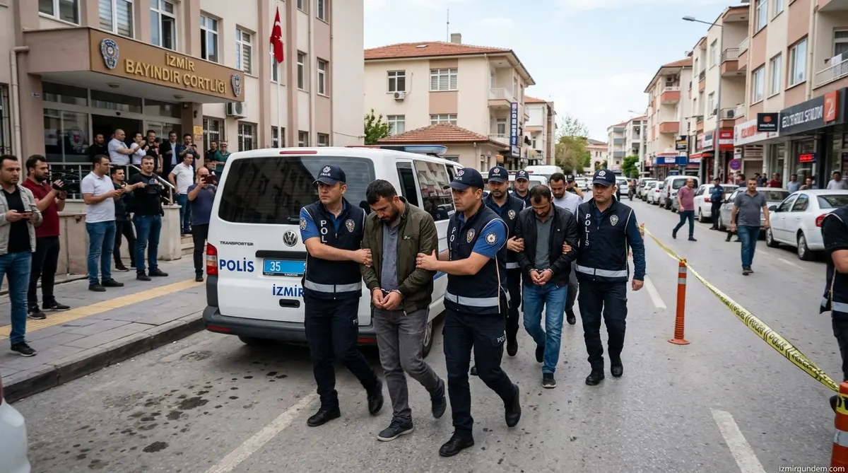 Bayındır'da Polise Mukavemet Eden 4 Şüpheli Tutuklanarak Cezaevine...