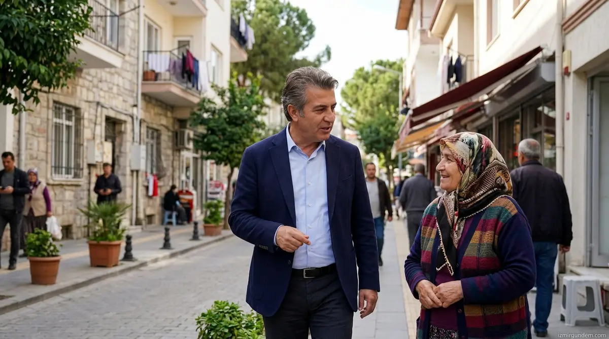 Başkan İlkay Çiçek Menderes Sokaklarında: 44...