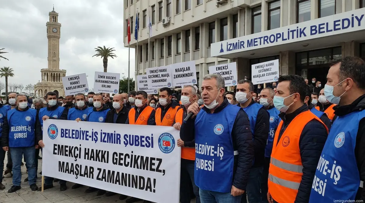 Belediye-İş'ten İzmir Büyükşehir'e Maaş Çıkışı