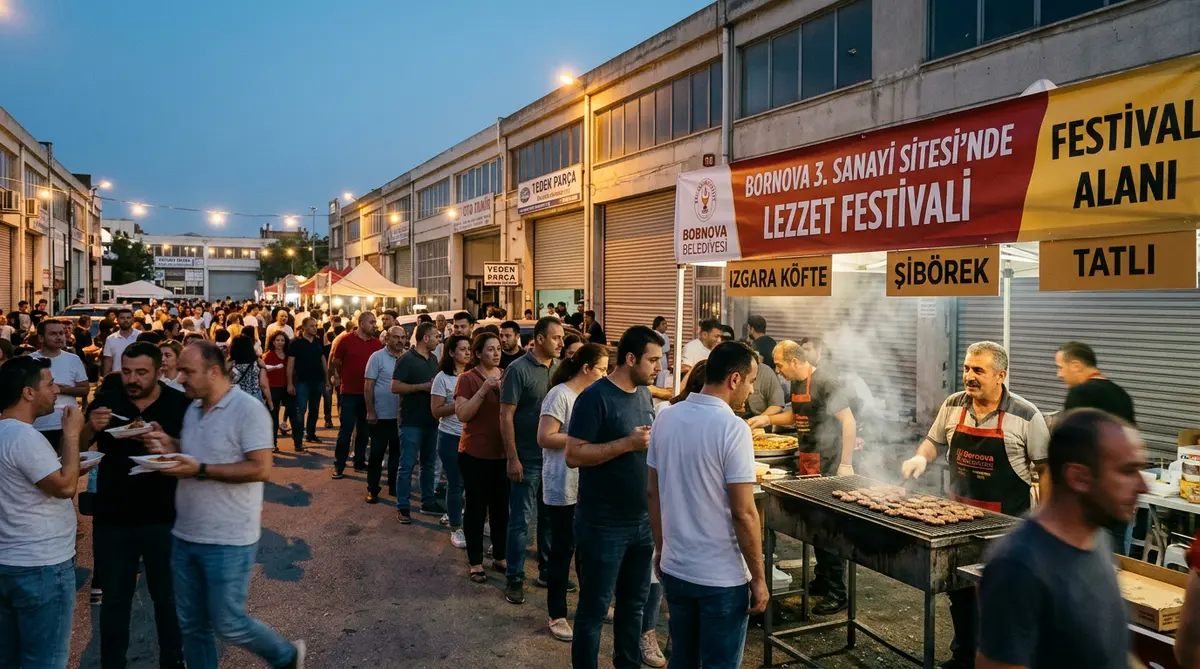 Bornova 3. Sanayi Sitesi'nde Lezzet Festivali