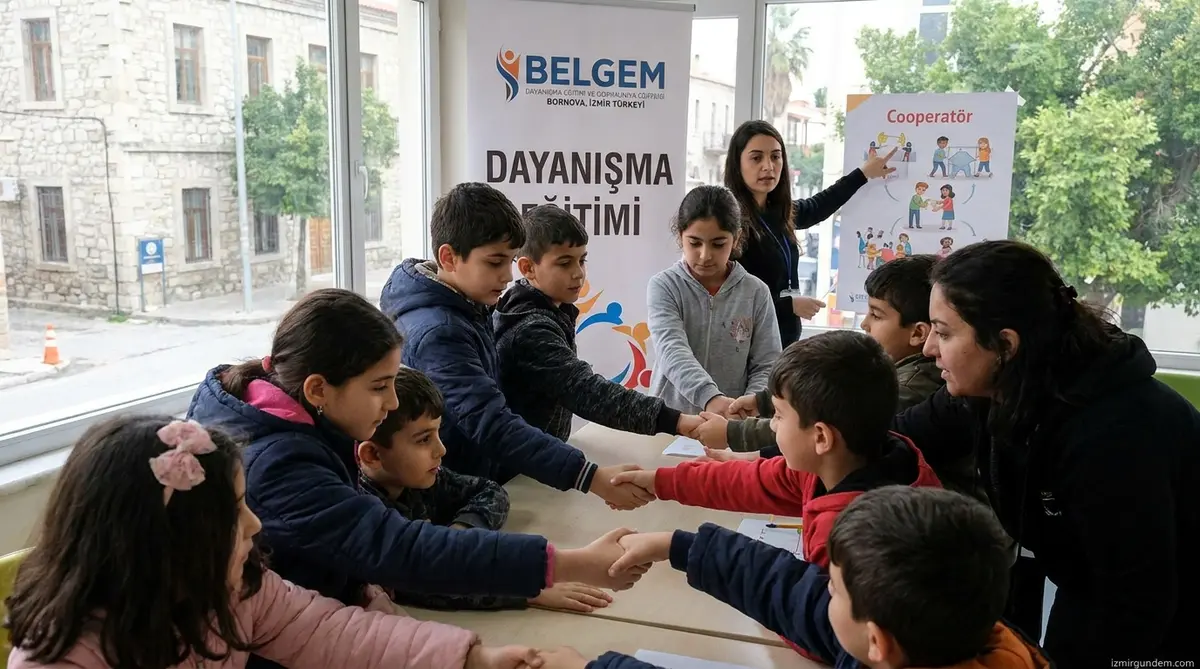 Bornova BELGEM'de Çocuklara Dayanışma Eğitimi