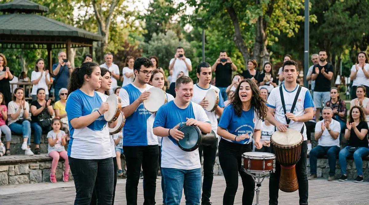 Bornova Büyükpark’ta Ritim Sesleri: Özel Bireyler Sahne Aldı