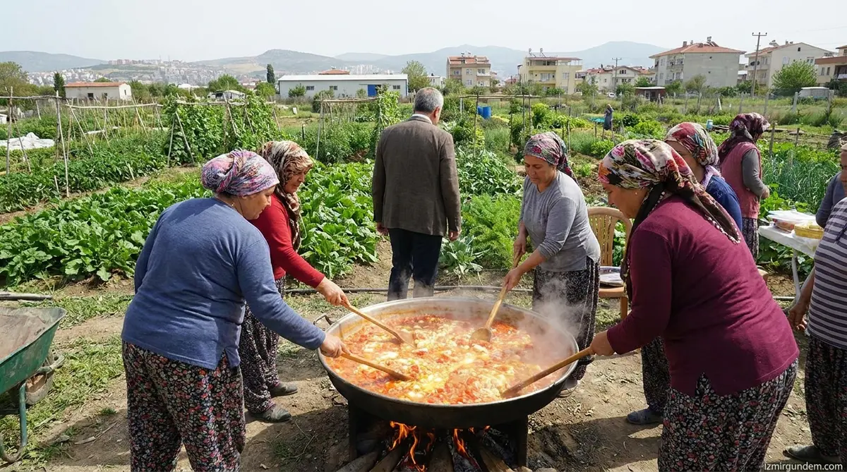 Bornova Doğanlar'da İlk Hasat Menemene Dönüştü: 278 Parselde Bereket