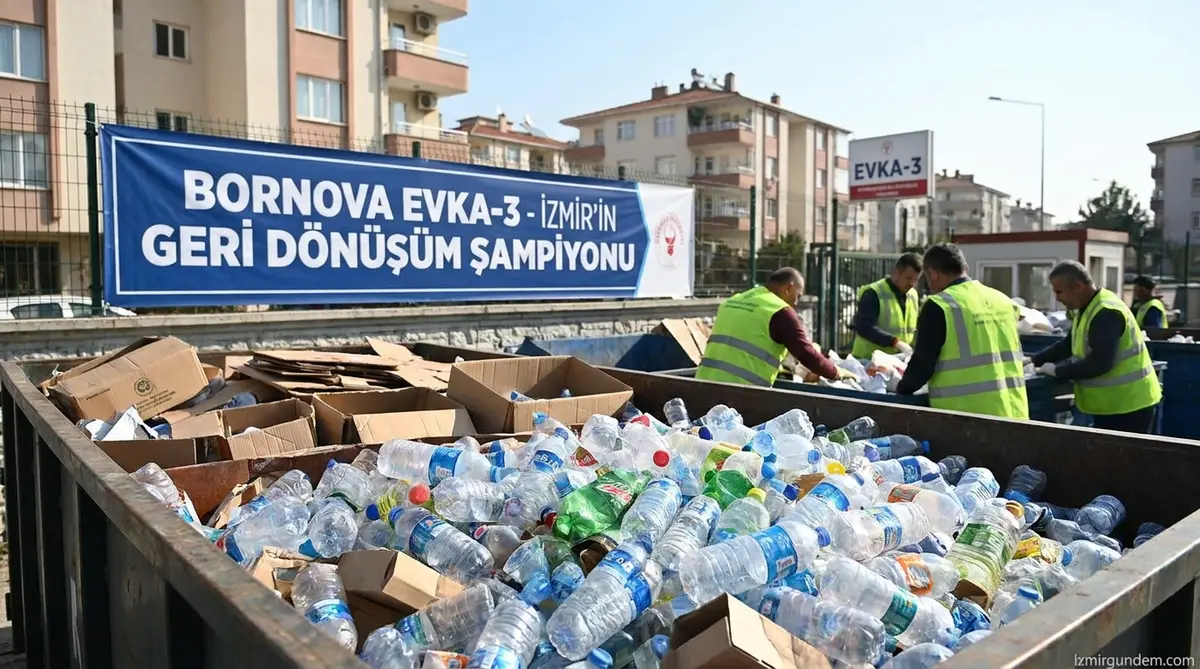 Bornova Evka-3 İzmir'in geri dönüşüm şampiyonu oldu
