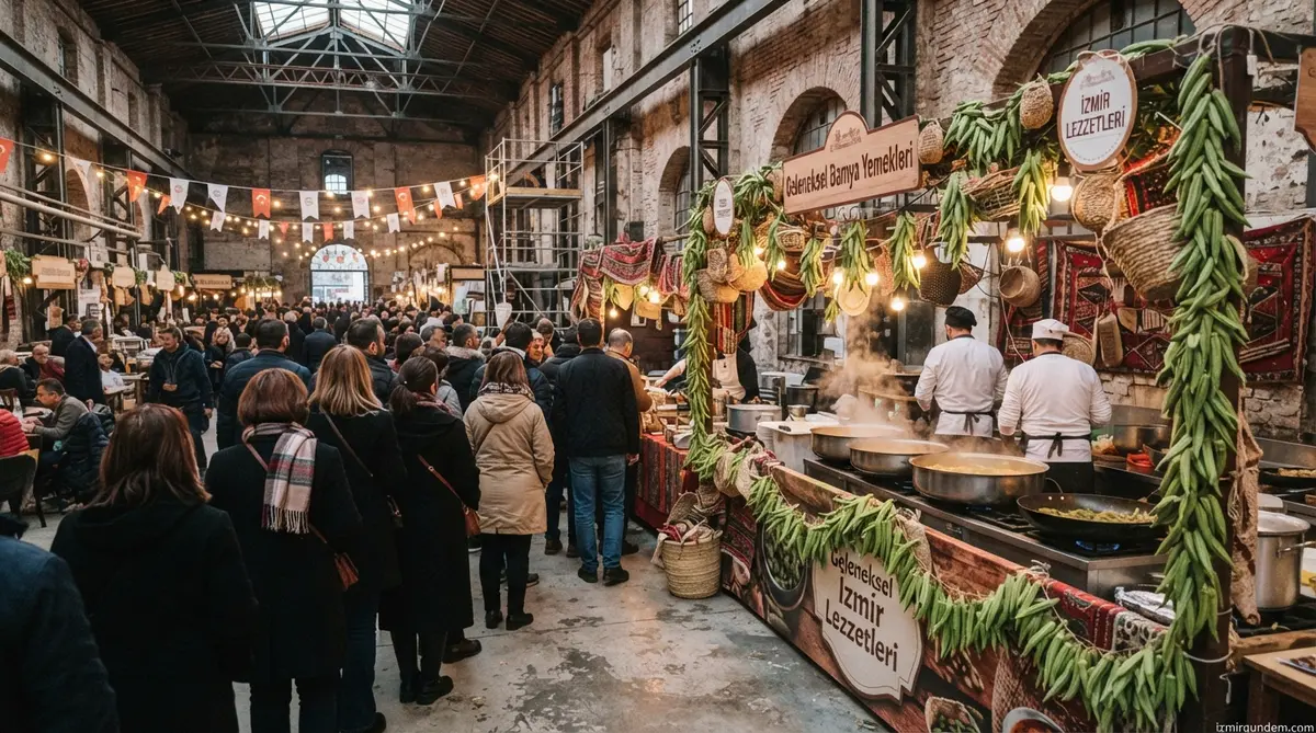 Bornova Kınalı Bamyası 9. İzmir GastroFest'te Kuyruk Oluşturdu