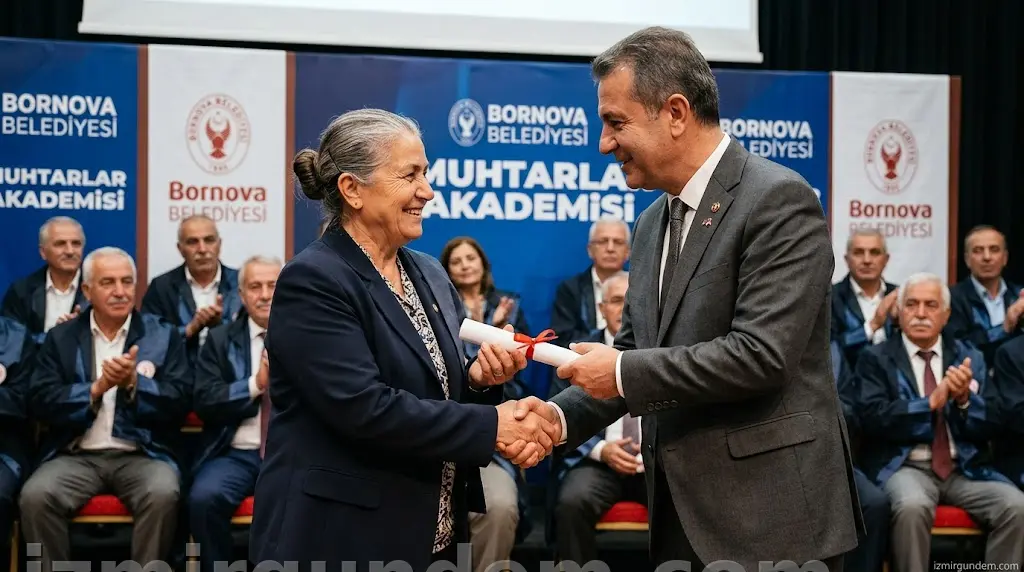 Bornova Muhtarlar Akademisi İlk Mezunlarını Verdi
