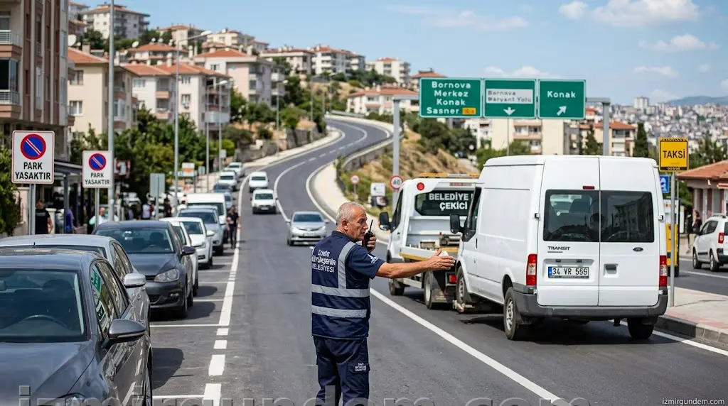 Bornova Varyant Yolu'nda Yeni Dönem: Düzensiz Parklanma Sona Eriyor