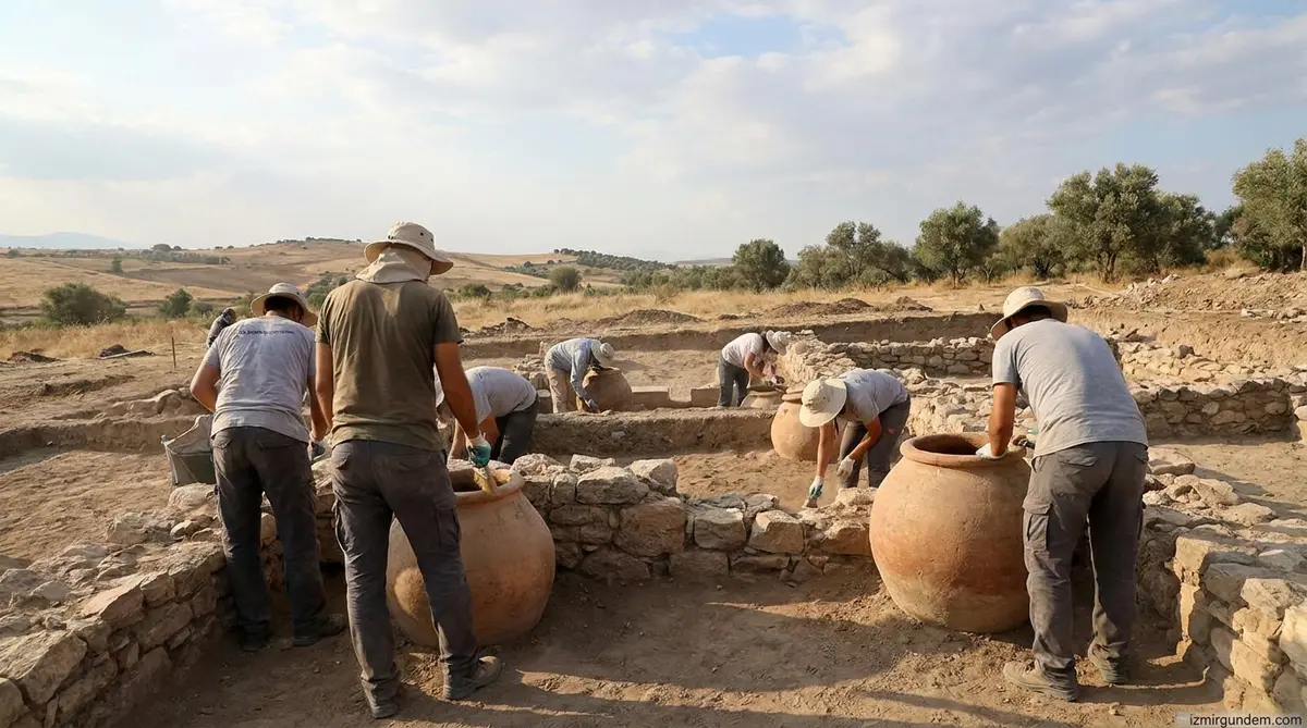Bornova Yassıtepe Kazılarında 5 Bin Yıllık İzmir Troyası Gün Yüzüne