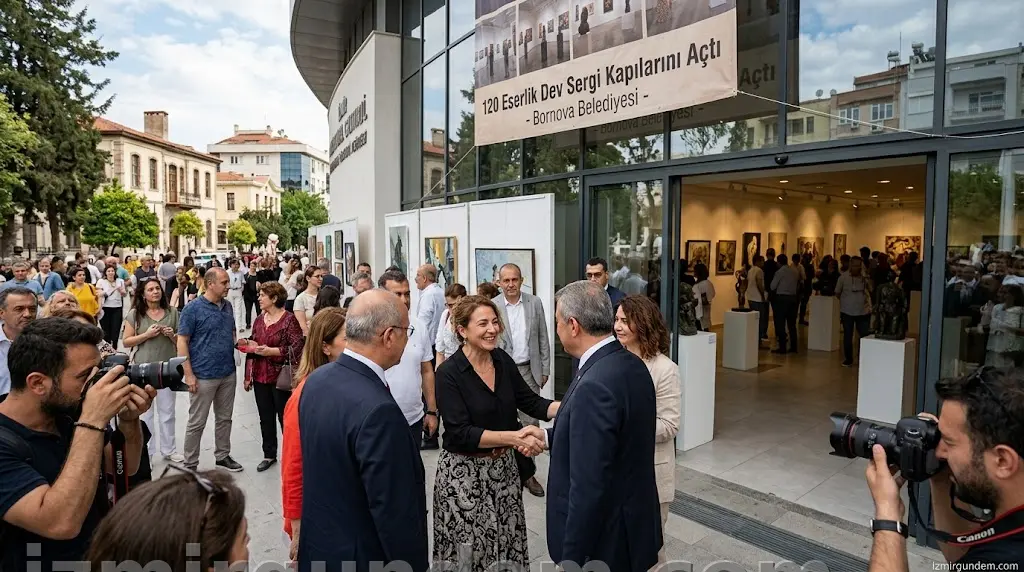 Bornova'da 120 Eserlik Dev Sergi Kapılarını Açtı
