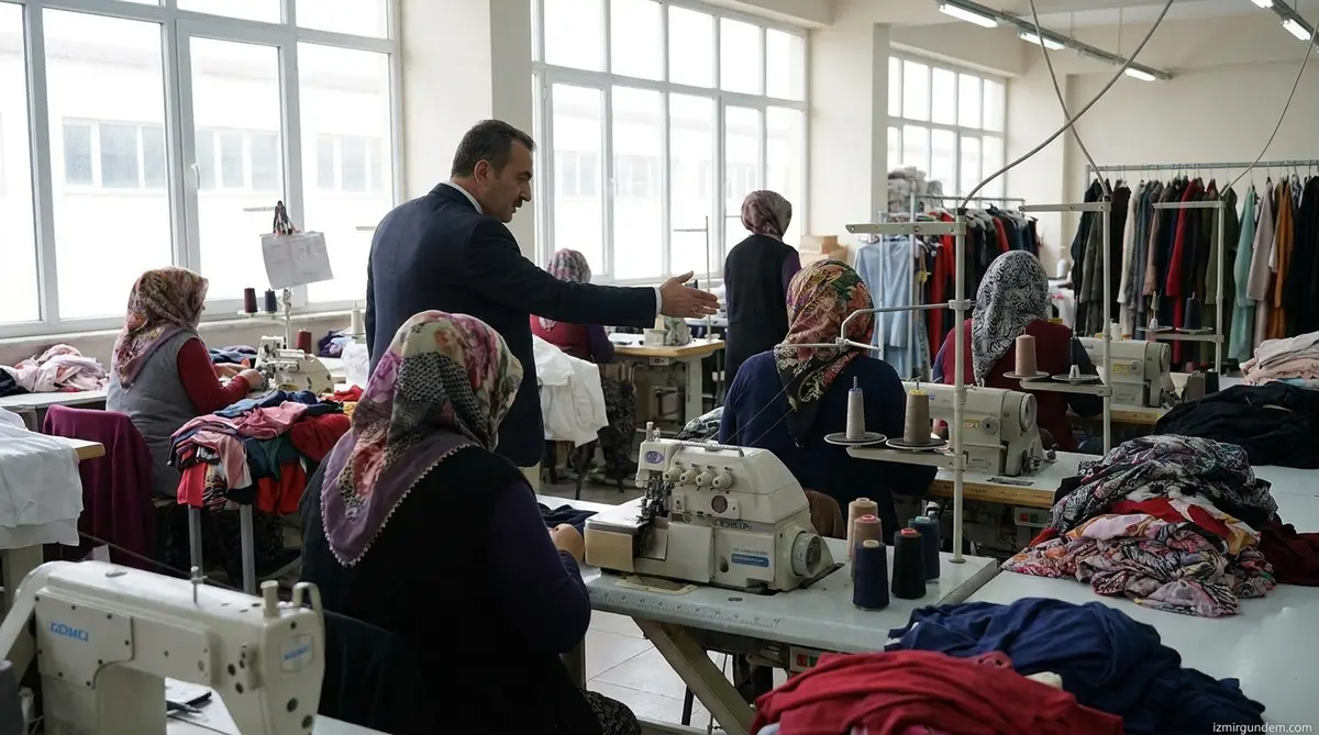 Bornova'da 170 Kadın Üretiyor: Ömer Eşki'den Ekonomi Mesajı