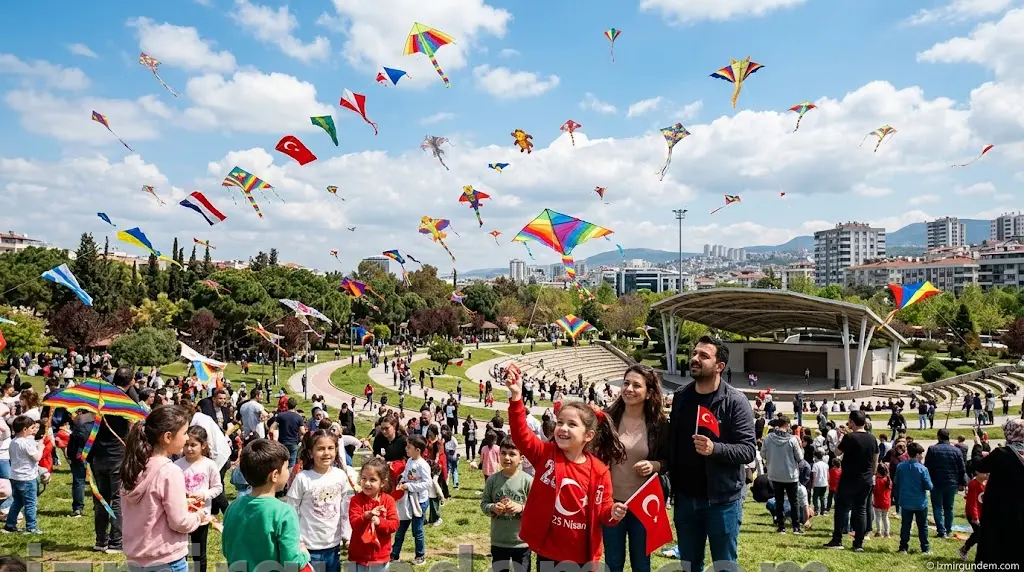 Bornova'da 23 Nisan Coşkusu: Aşık Veysel'de Gökyüzü Renklenecek