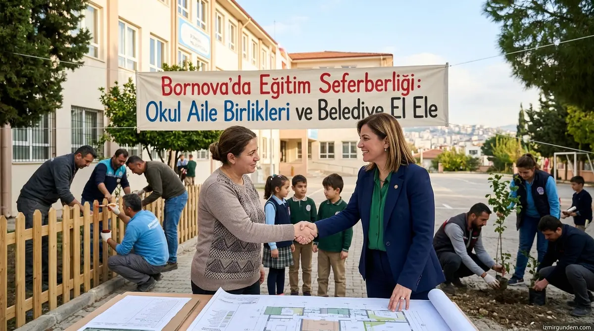 Bornova'da Eğitim Seferberliği: Okul Aile Birlikleri ve Belediye El Ele