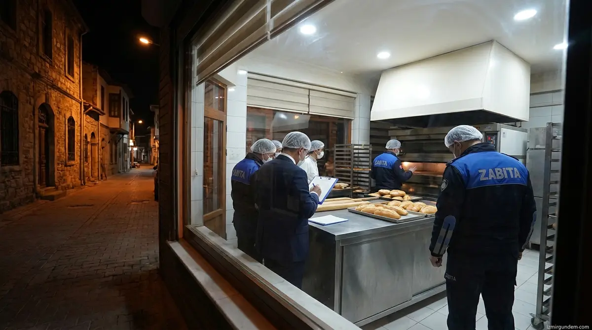 Bornova'da Gece Yarısı Fırın Operasyonu: Başkan Eşki Bizzat Katıldı
