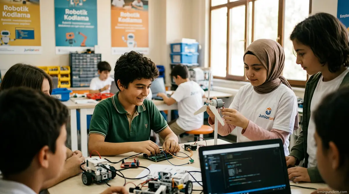 Bornova'da Genç Mucitler İş Başında: Junioruni Rüzgarı Esti