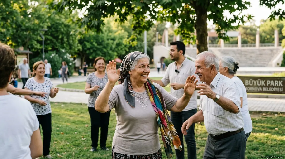 Bornova'da İleri Yaş İçin Yaratıcı Drama: Büyük Park'ta Sanat Dolu Günler