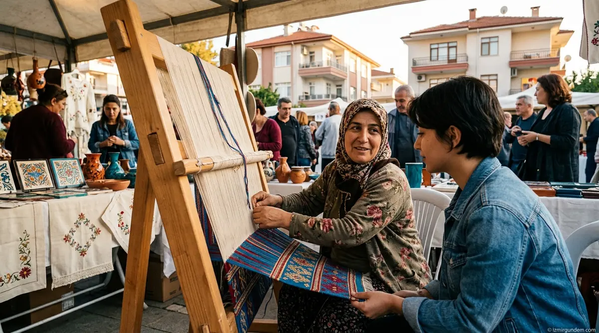 Bornova'da Kadın Emeği Sanatla Buluştu